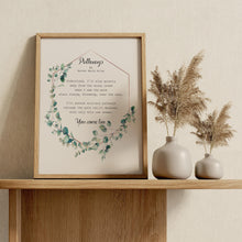 Load image into Gallery viewer, Rainer Maria Rilke Poem Pathways "You come too" Poetry Art Print - Framed &amp; Unframed Options
