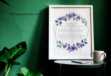 Load image into Gallery viewer, E.E. Cummings Poem I carry your heart (I carry it in my heart) Art Print
