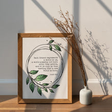 Load image into Gallery viewer, Anaïs Nin Quote Print Friendship Gift, Each friend represents a world in us
