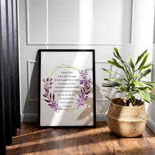 Load image into Gallery viewer, Prayer Of Jabez 1 Chronicles 4:10 prayer print Scripture wall art Christian wall art - Physical Print Without Frame
