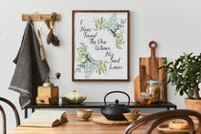 Load image into Gallery viewer, Song of Solomon 3:4 “I Have Found the One Whom My Soul Loves” Print Bible Verse Wall Art
