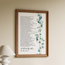 Load image into Gallery viewer, Edgar Guest Poem Print: A Child Of Mine, Bereavement Gift
