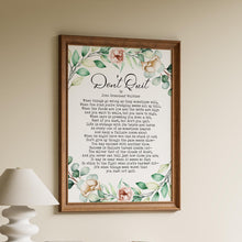 Load image into Gallery viewer, Don't Quit - John Greenleaf Whittier Poem - Inspirational Poetry - Unframed print
