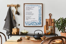 Load image into Gallery viewer, Emily Dickinson Poem Print – “Wild Nights” Romantic Poetry Wall Art
