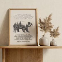 Load image into Gallery viewer, The Peace of Wild Things Poem by Wendell Berry ..."When despair for the world grows in me"
