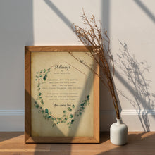 Load image into Gallery viewer, Rainer Maria Rilke Poem Pathways "You come too" Poetry Art Print - Framed &amp; Unframed Options

