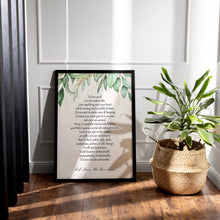 Load image into Gallery viewer, To Love at All Is to Be Vulnerable - C.S. Lewis Quote from The Four Loves - Book Art Print - Literary Wall Décor Framed &amp; Unframed Options
