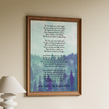 Load image into Gallery viewer, Good Timber Poem by Douglas Malloch LDS Gift - Framed &amp; Unframed Options
