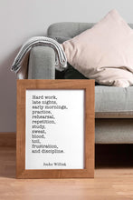 Load image into Gallery viewer, Jocko Willink Quote Print: Discipline Equals Freedom - Motivational Wall Art
