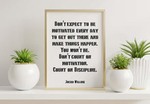 Load image into Gallery viewer, Jocko Willink Print Discipline Equals Freedom
