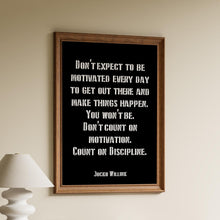 Load image into Gallery viewer, Jocko Willink Print Discipline Equals Freedom
