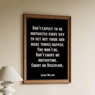 Jocko Willink Print Discipline Equals Freedom