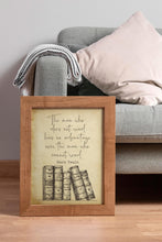Load image into Gallery viewer, Mark Twain Quote Print: Vintage Books Art for Reading Nook
