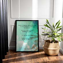 Load image into Gallery viewer, What if I fall? What If You Fly? Erin Hanson Poem Quote
