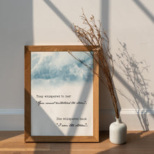 Load image into Gallery viewer, I Am The Storm Wall Art Poster Boss Babe Female Power and Feminist Art
