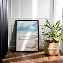 Load image into Gallery viewer, I Am The Storm Wall Art Poster Boss Babe Female Power and Feminist Art

