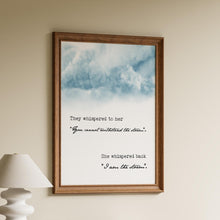 Load image into Gallery viewer, I Am The Storm Wall Art Poster Boss Babe Female Power and Feminist Art
