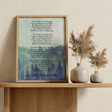 Load image into Gallery viewer, Good Timber Poem by Douglas Malloch LDS Gift - Framed &amp; Unframed Options
