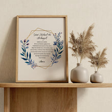 Load image into Gallery viewer, St Michael the Archangel Prayer Print
