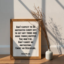 Load image into Gallery viewer, Jocko Willink Print Discipline Equals Freedom
