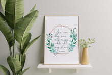 Load image into Gallery viewer, You Are My Sun My Moon and All My Stars – e.e. cummings Quote Print – Nursery Wall Art, Romantic Gift
