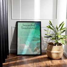 Load image into Gallery viewer, E.E. Cummings Poem I carry your heart (I carry it in my heart) Art Print Home Decor poetry wall art Framed &amp; Unframed Options
