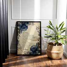 Load image into Gallery viewer, Hail Mary Prayer Print: Catholic Wall Art
