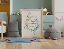 Load image into Gallery viewer, Shakespeare Quote Though she be but little, she is fierce! - A Midsummer Night's Dream - Physical Art Print Without Frame
