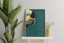 Load image into Gallery viewer, A Native Hill Quote Print by Wendell Berry
