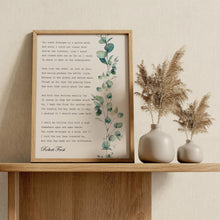 Load image into Gallery viewer, The Road Not Taken Poem Print Robert Frost
