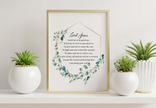 Load image into Gallery viewer, Prayer for Generosity St. Ignatius Prayer Print Unframed Prayer Print - Catholic Prayer - Christian wall art
