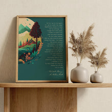 Load image into Gallery viewer, A Native Hill Quote Print by Wendell Berry
