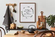 Load image into Gallery viewer, Ruth Bader Ginsburg Quote Print "Not Fragile Like a Flower..." Feminist Wall Art
