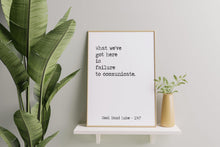Load image into Gallery viewer, Cool Hand Luke Movie Quote, What we have here is failure to communicate, Black and White Art Print for Movie wall art, Movie Quite Wall Art
