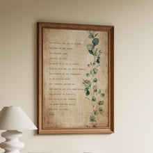 Load image into Gallery viewer, Lord's Prayer Print Our Father Prayer Prayer Print Catholic Prayer Eucalyptus Watercolor 
