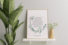 Load image into Gallery viewer, Elisabeth Kübler-Ross Quote Print “Beautiful People Do Not Just Happen...” Wall Art – Compassion and Resilience Inspirational Gift
