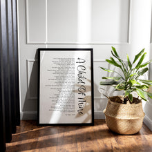Load image into Gallery viewer, Edgar Guest Poem Print: A Child Of Mine Bereavement Art
