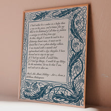 Load and play video in Gallery viewer, Much Ado About Nothing Print  Shakespeare Quote Art, Don John Monologue
