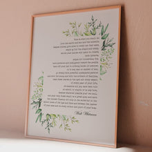 Load and play video in Gallery viewer, Walt Whitman Quote: Leaves of Grass, This Is What You Shall Do
