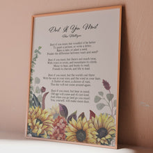 Load and play video in Gallery viewer, Dust If You Must Poem Print Rose Milligan Funny Quote Poster
