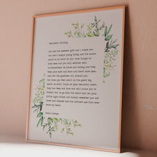Load and play video in Gallery viewer, Beautiful Darling Baby Letter Print – Gender Neutral Nursery Prints, Baby Shower Gift for Newborn Boy or Girl, Botanical Baby Room Decor
