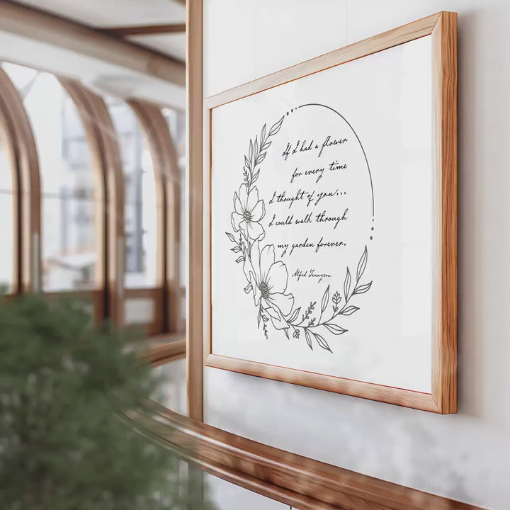 Alfred Lord Tennyson Quote Print