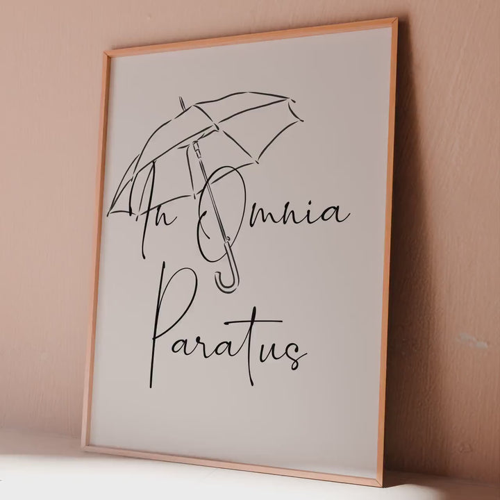 In Omnia Paratus Poster