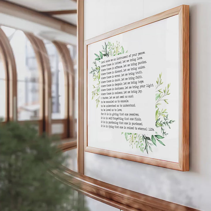 Prayer of St. Francis Print – Prayer for Peace