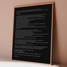 Load and play video in Gallery viewer, Jocko Willink "Good" Quote Print: Inspirational Wall Art
