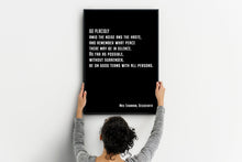 Load image into Gallery viewer, Desiderata Max Ehrmann poem - Go Placidly Amid The Noise

