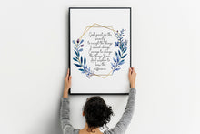 Load image into Gallery viewer, The Serenity Prayer Print - Reinhold Niebuhr - sobriety gift Alcoholics Anonymous twelve step recovery - Physical Art Print Without Frame
