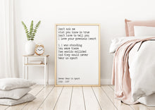 Load image into Gallery viewer, INXS lyrics poster - Never tear us apart - Music Print bedroom decor home office decor record poster UNFRAMED
