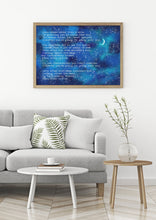 Load image into Gallery viewer, Moon River Print - Andy Williams Song Poster - Music Print bedroom decor home Lyrics poster - Unfamed UNFRAMED
