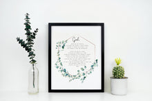 Load image into Gallery viewer, Serenity Prayer Print - Reinhold Niebuhr - sobriety gift Alcoholics Anonymous twelve step recovery - Full Prayer- VERSION 2 UNFRAMED
